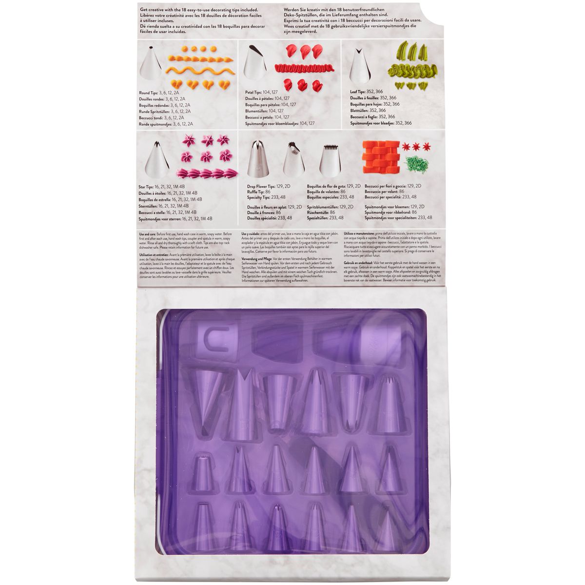 Wilton Deluxe Dekorations - Tüllen Set