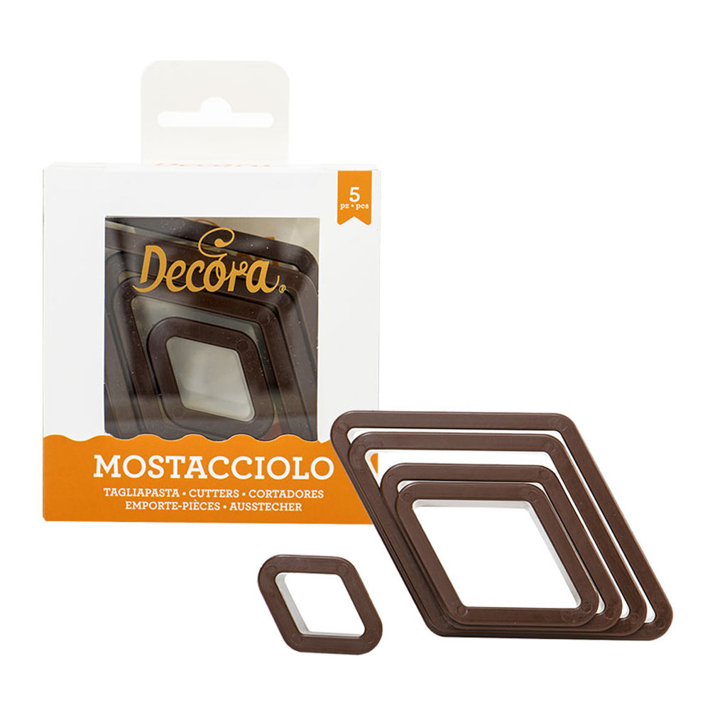 Decora Ausstechformen Rautenförmig - 5 Stk