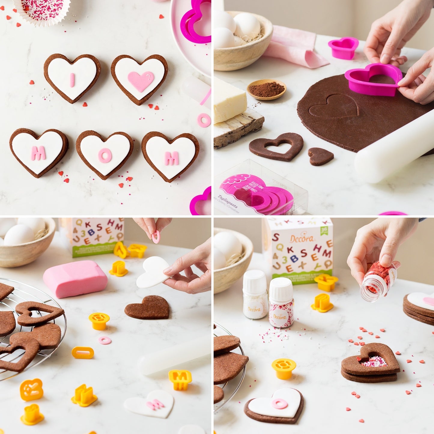 Decora Ausstechformen Herzen Set