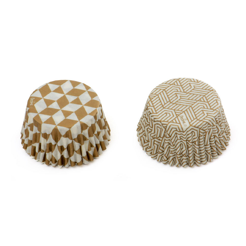 Decora Cupcake Backförmchen Geometrische Formen - 36 Stk