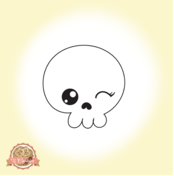 Ausstechform Totenkopf
