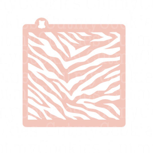 Schablone Muster Tiger