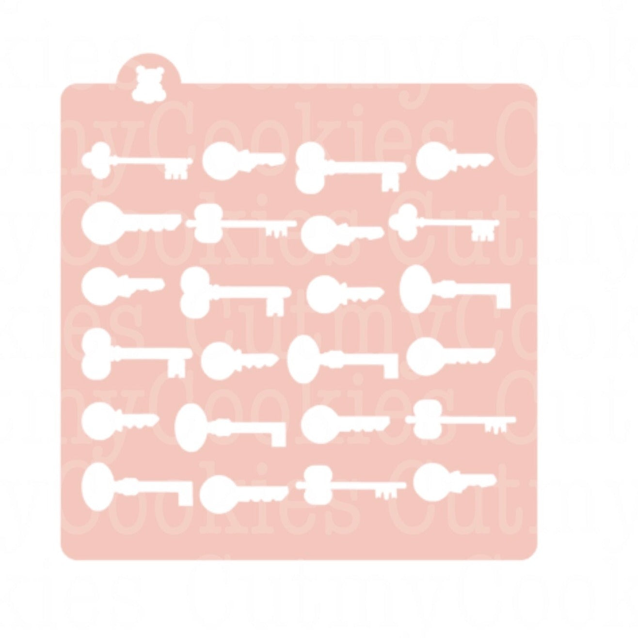 Schablone Schlüssel