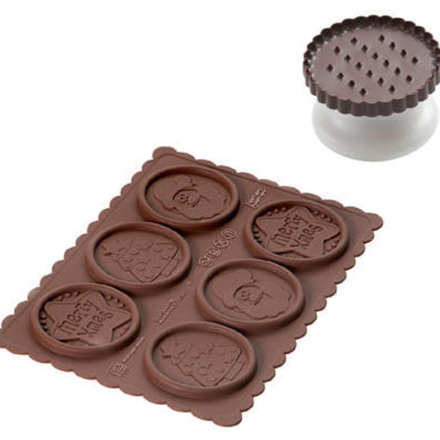 Silikomart - Silikonform - Weihnachts-Keks Set