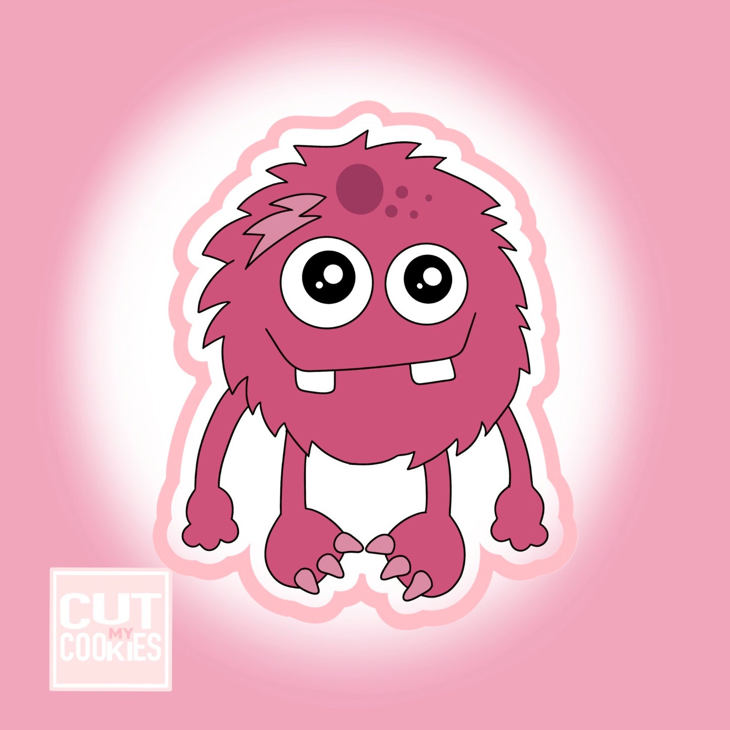 Ausstechform Monster Fluffy