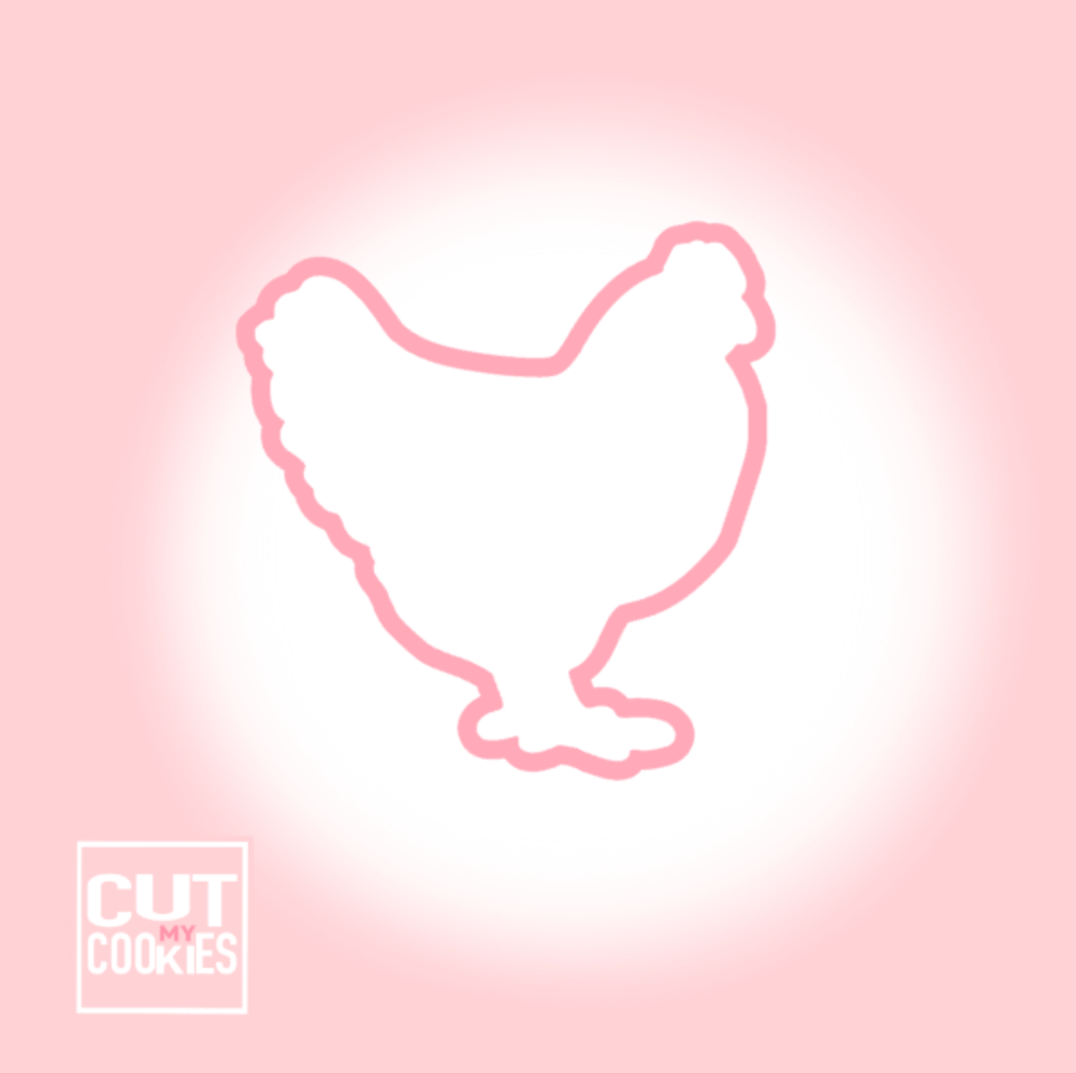Chicken cookie cutter