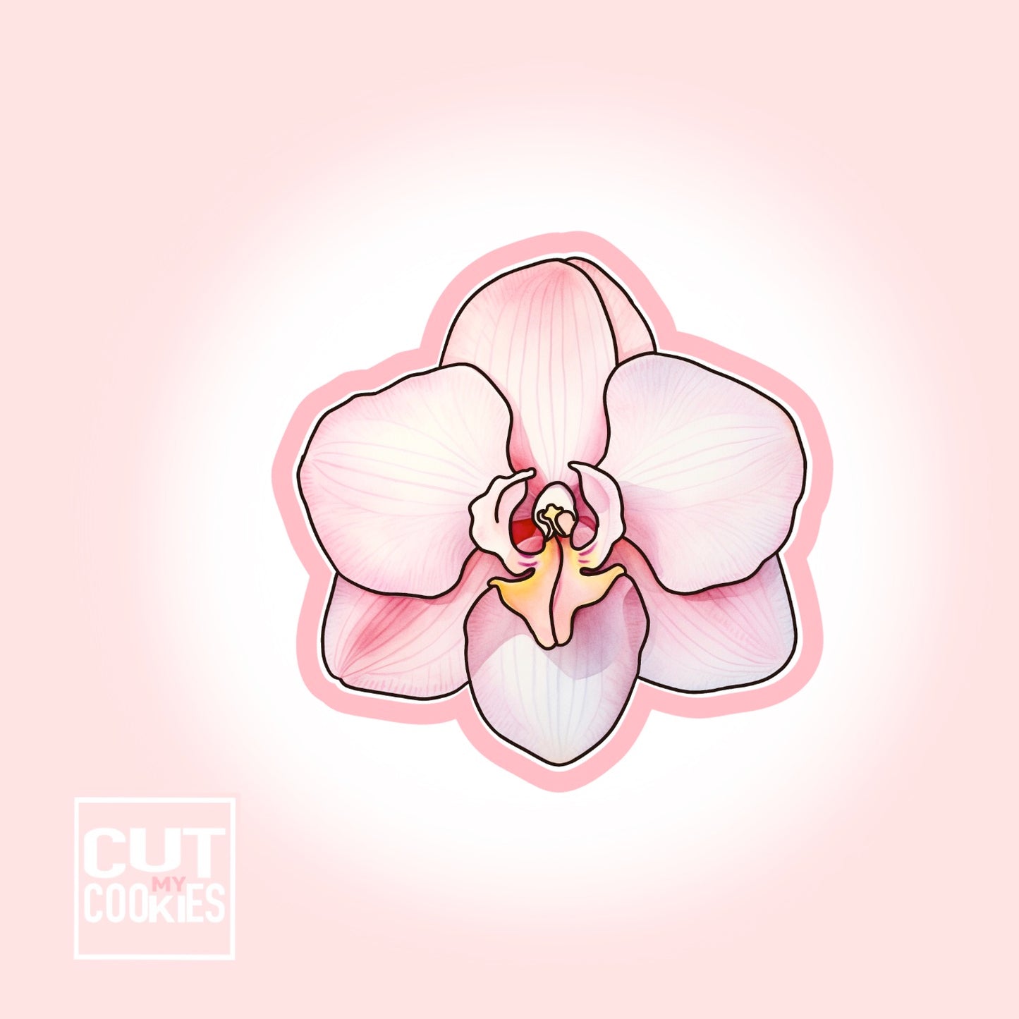 Ausstechform Orchidee