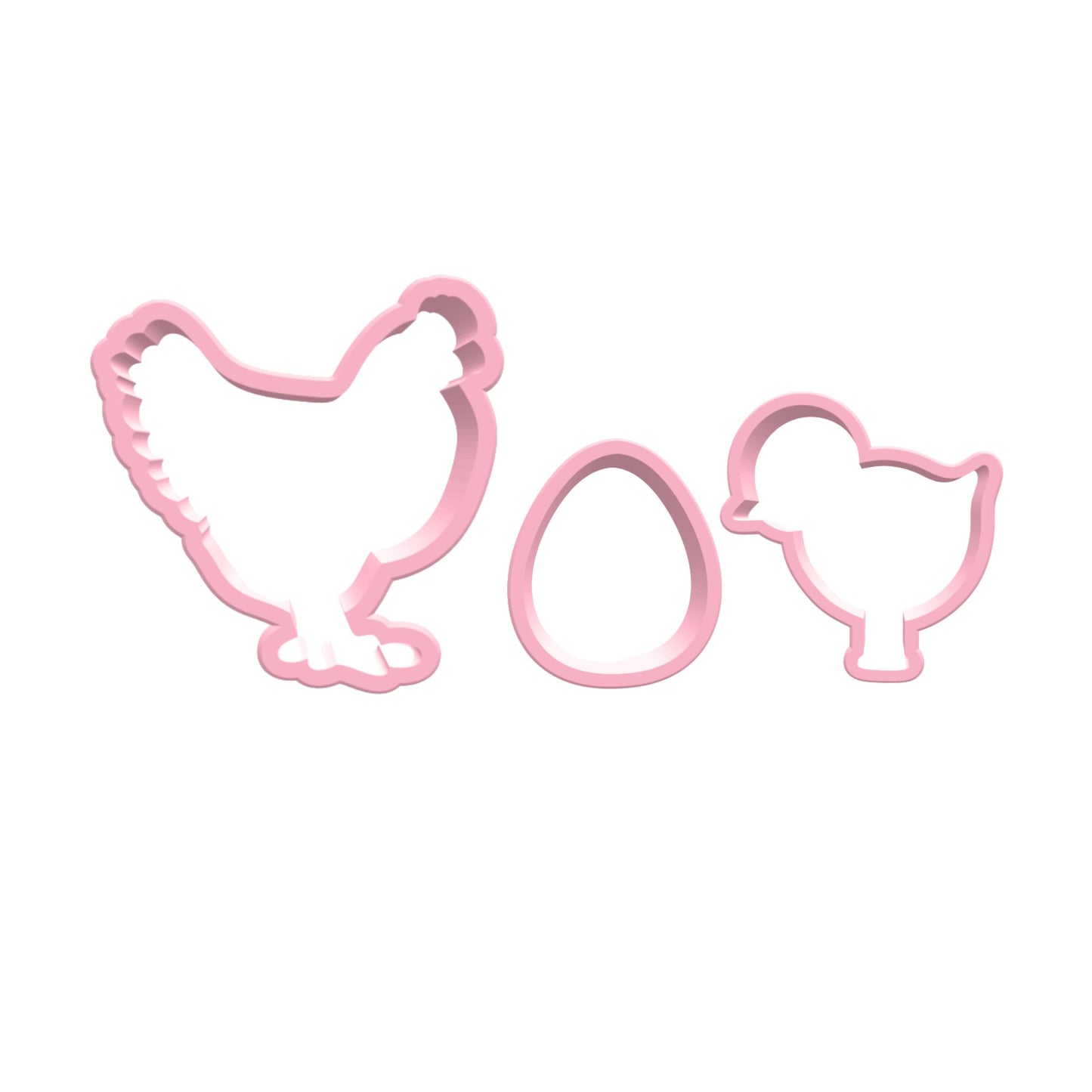 Ausstechformen Huhn & Küken Set