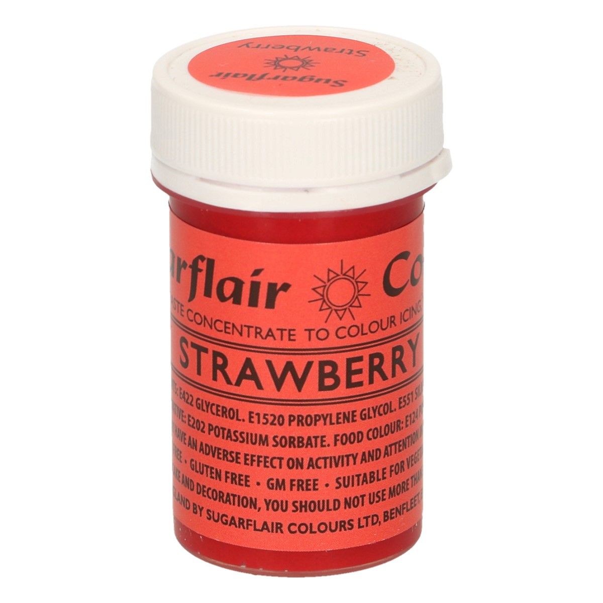 Sugarflair Paste - Lebensmittelfarbe - Erdbeere - 25g