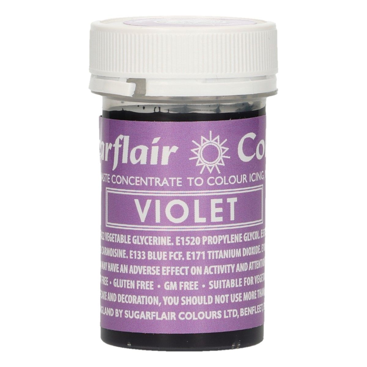 Sugarflair Paste - Lebensmittelfarbe - Violett - 25g