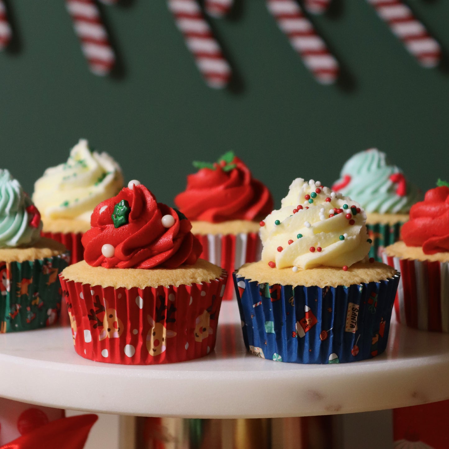 PME Cupcake Backförmchen - Santa Mix -100 Stk