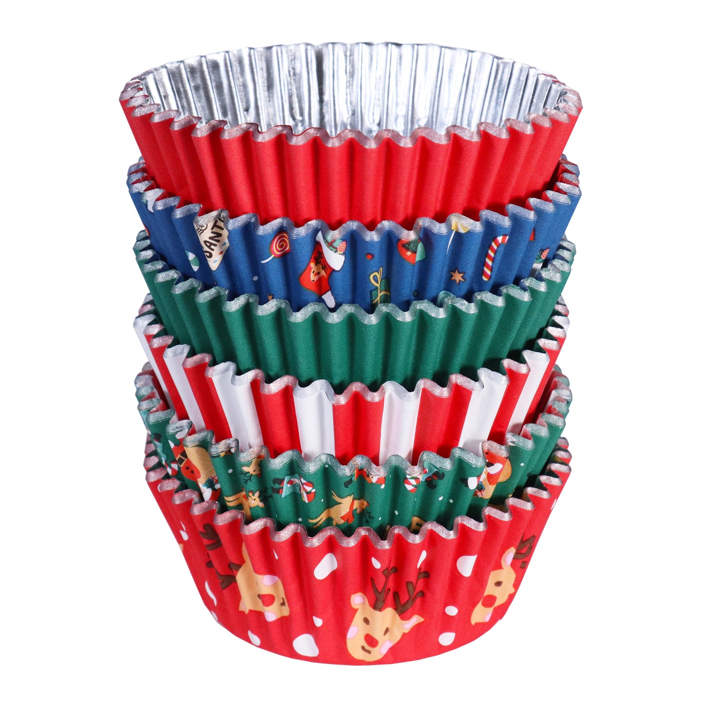 PME Cupcake Backförmchen - Santa Mix -100 Stk