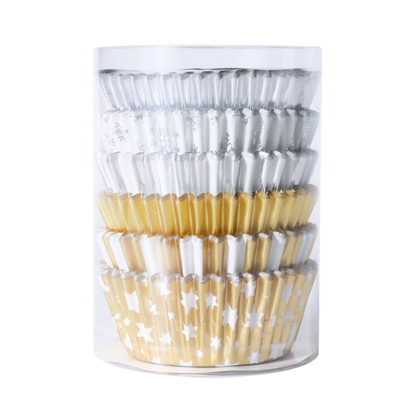 PME Cupcake Backförmchen - Gold und Silber -100 Stk