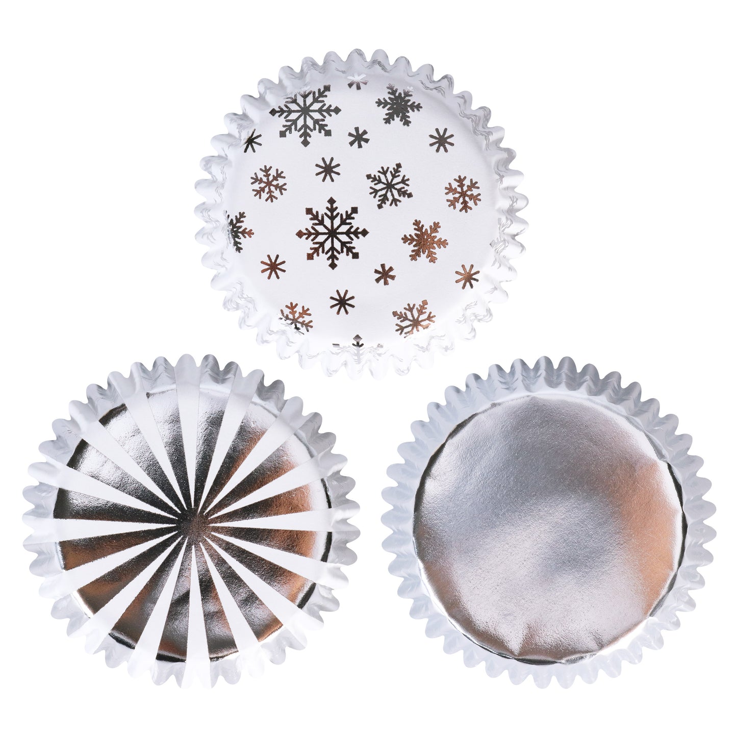 PME Cupcake Backförmchen - Gold und Silber -100 Stk