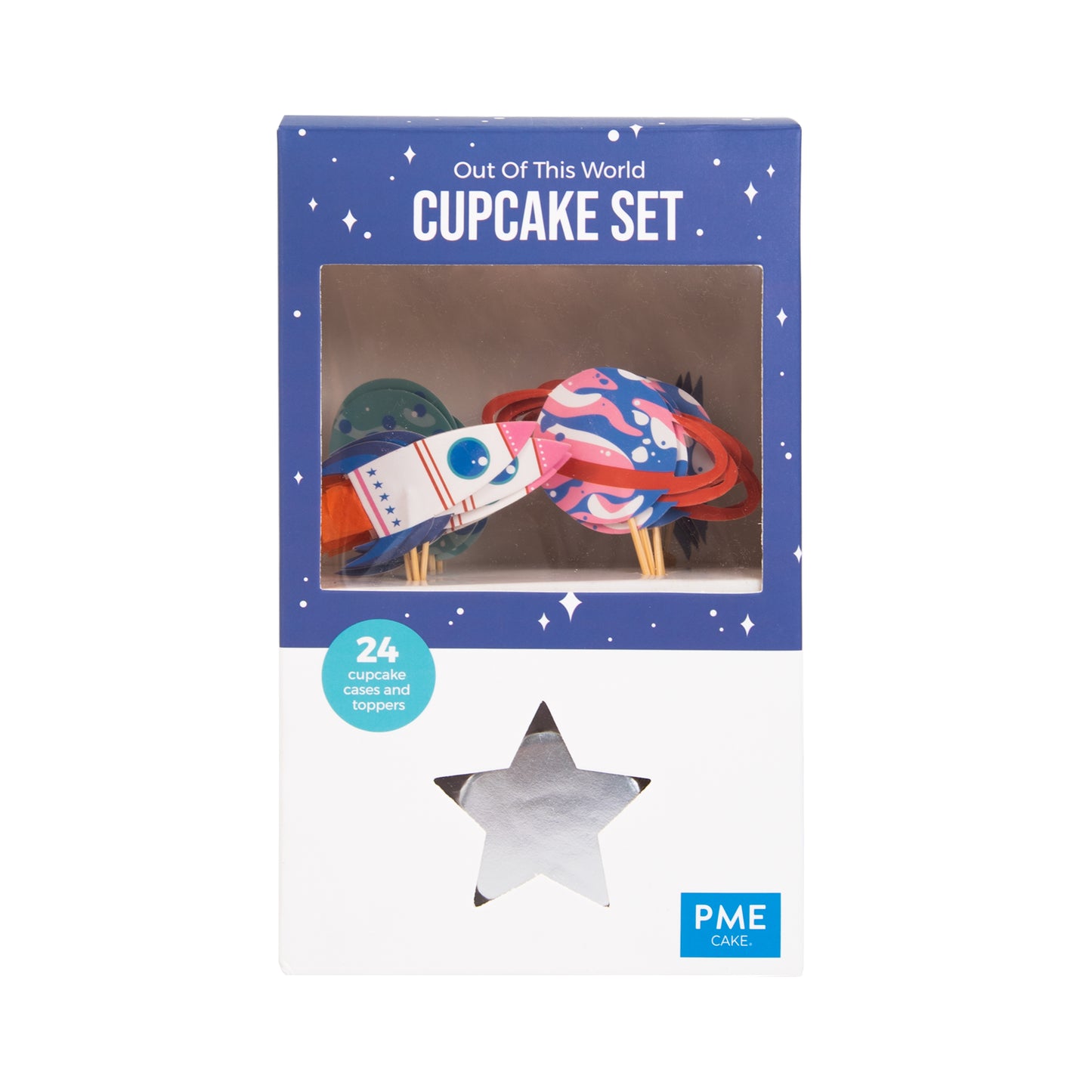 PME Cupcake Set - Weltall - 24 Stk
