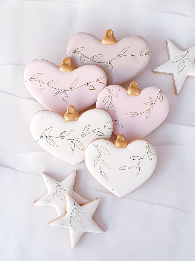 Ausstechform Weihnachtskugel Herz