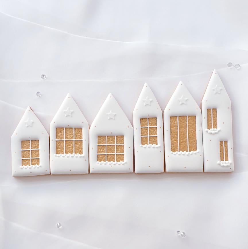 Ausstechform Weihnachtsdorf Haus 9