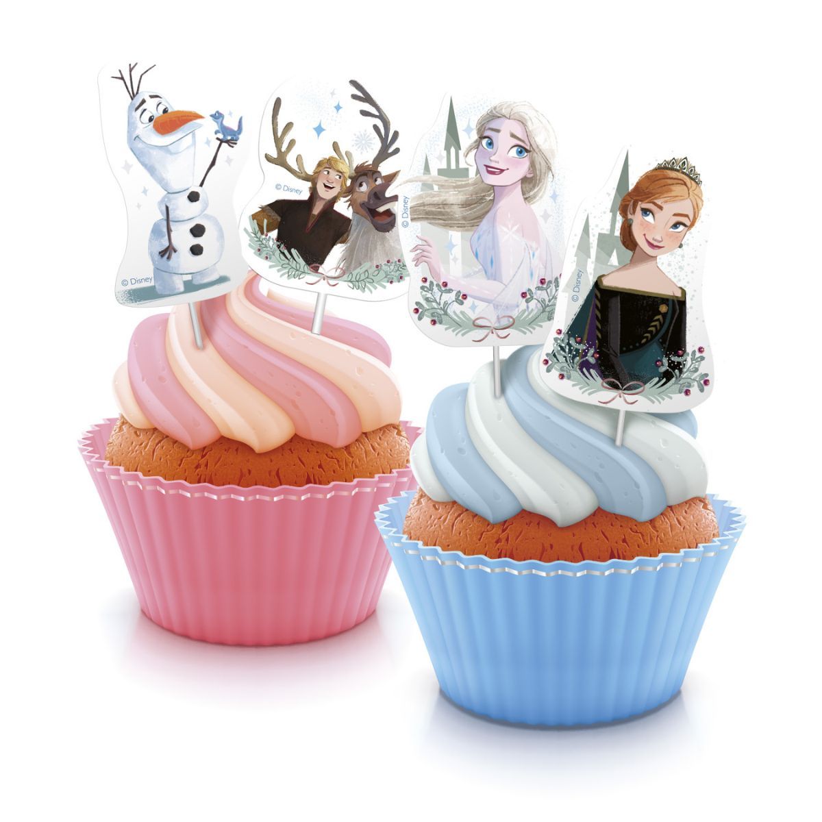 Cupcake Topper Disney Frozen Elsa - 16 Stk