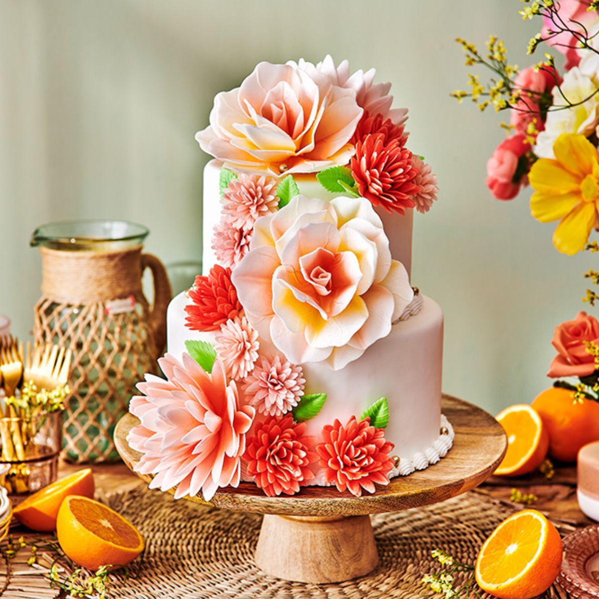 Funcakes Esspapier Blumen - Oblaten - Waferpapier