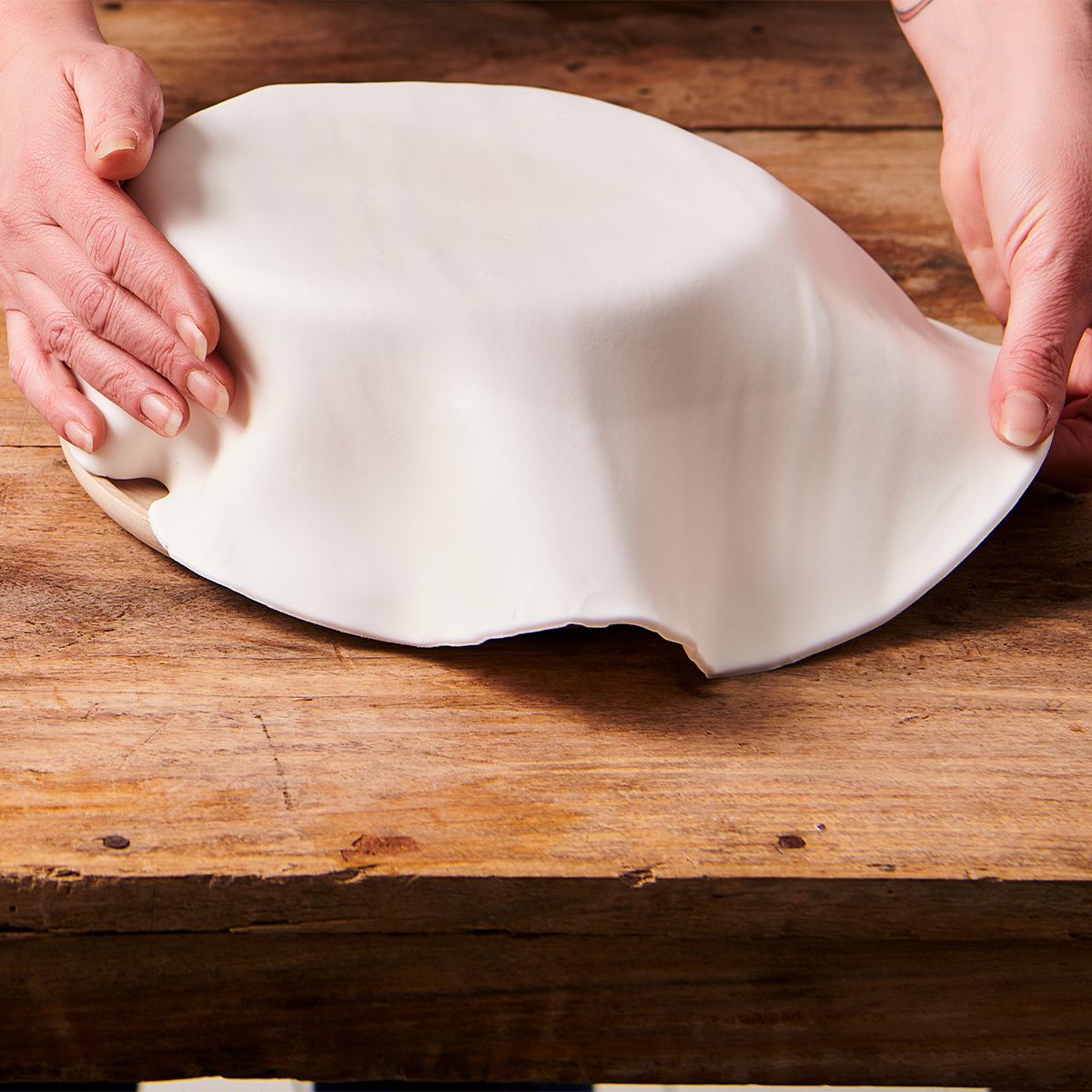Funcakes - Ausgerollte Fondant Decke - Weiss