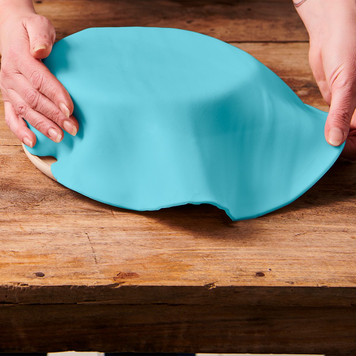 Funcakes - Ausgerollte Fondant Decke - Baby Blau