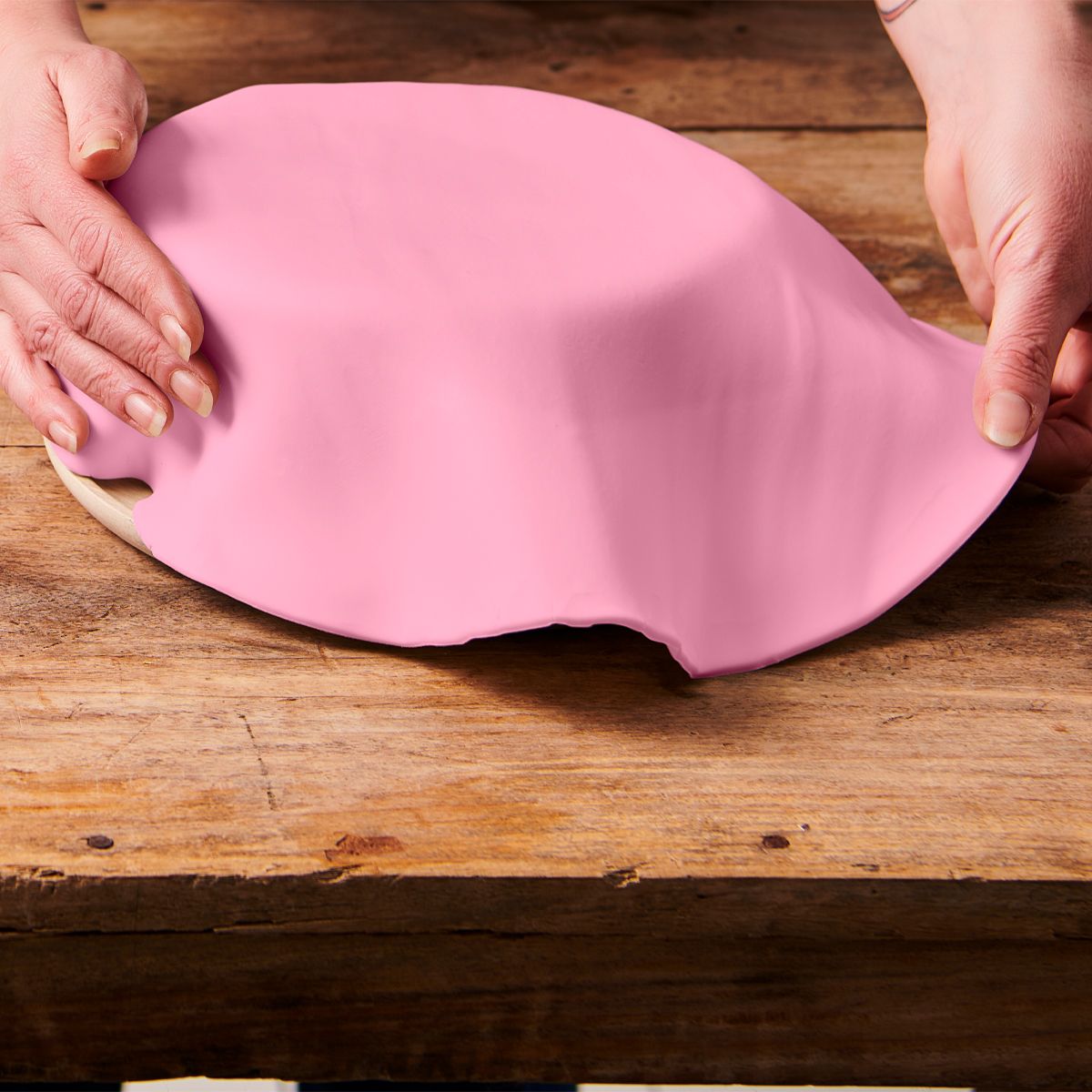 Funcakes - Ausgerollte Fondant Decke - Pink