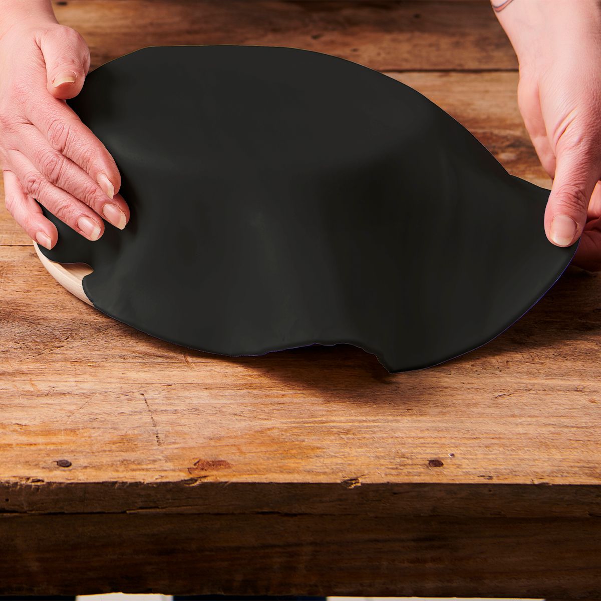 Funcakes - Ausgerollte Fondant Decke - Schwarz