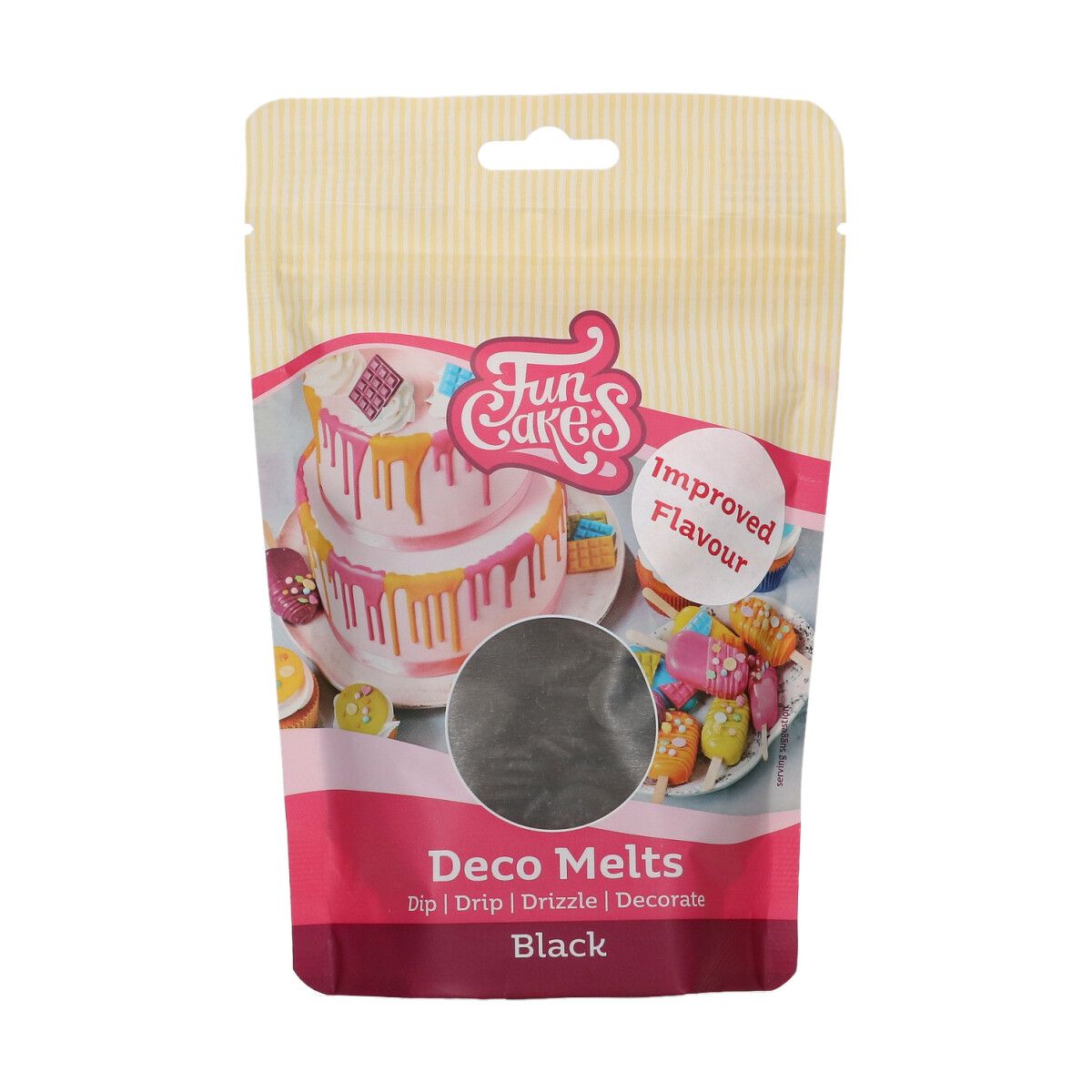 Funcakes - Deco Melts - Schwarz - 250g