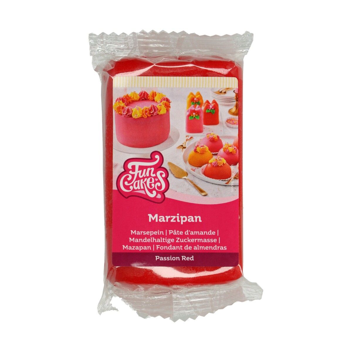 Funcakes Marzipan - rot - 250g