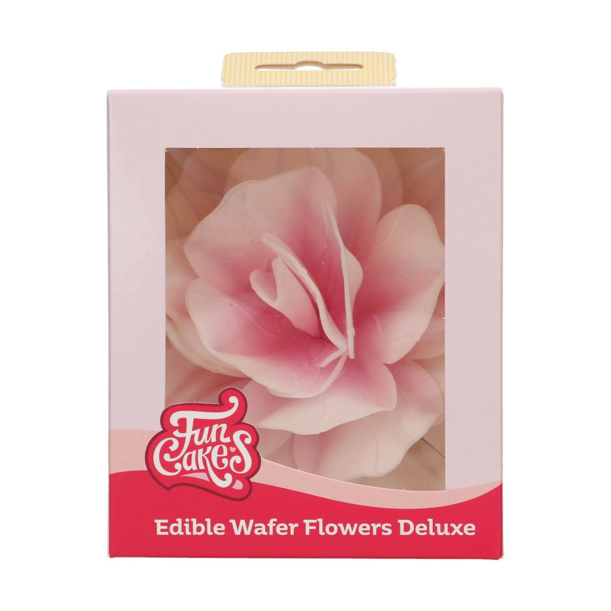 Funcakes Essbare Papierblumen - Deluxe Rose Pastella ombre rosa - gross