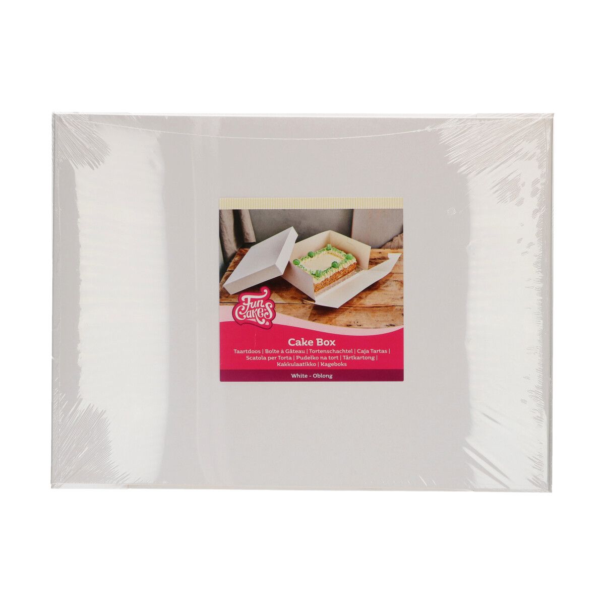 Tortenbox weiss - 40x30x15cm - 1 Stk