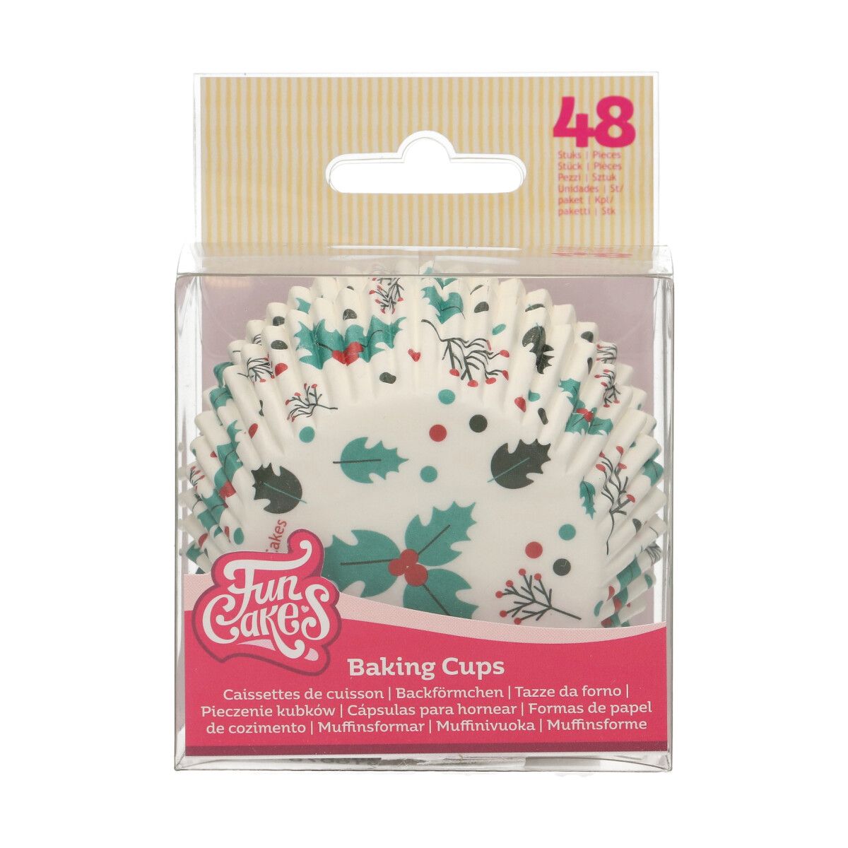 Funcakes Cupcake Backförmchen Mistelzweig