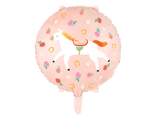 Folienballon - Pferd - rund