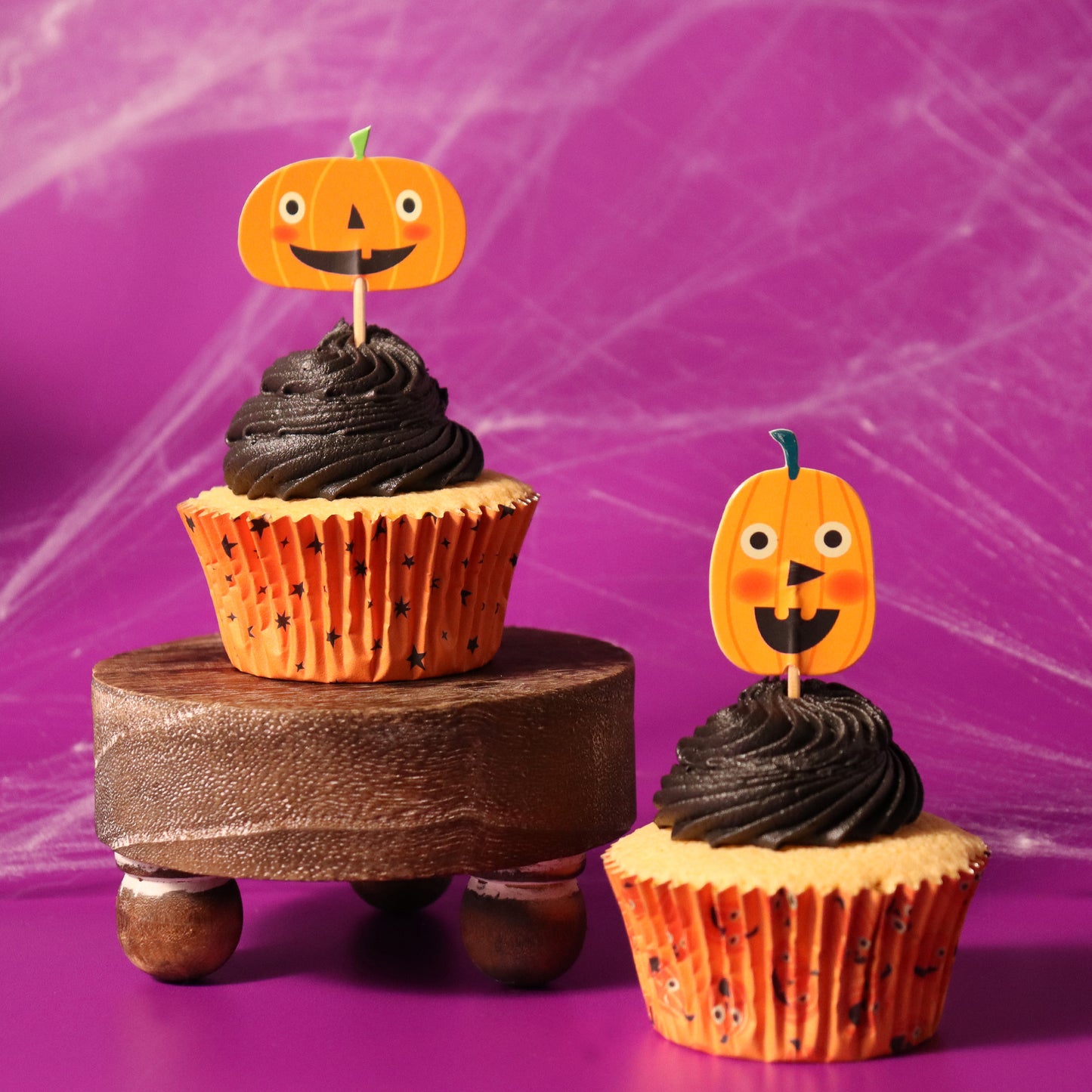 PME Cupcake Backförmchen inkl. Topper - Kürbis
