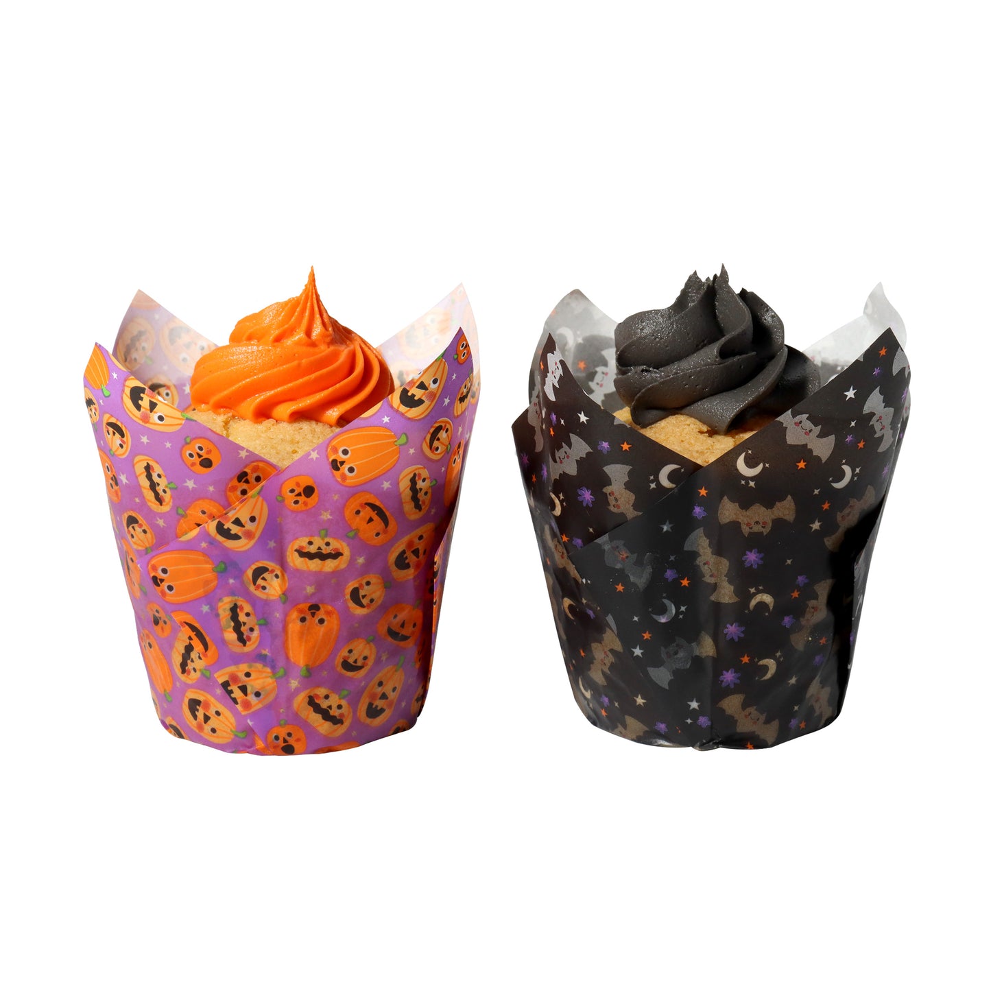 PME Tulip Muffin Backform - Kürbis Party - 24 Stk