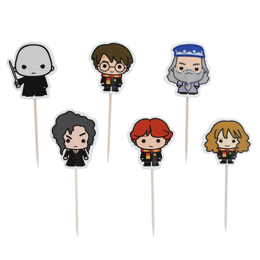 Harry Potter Cupcake Topper und Backförmchen - 12teilig