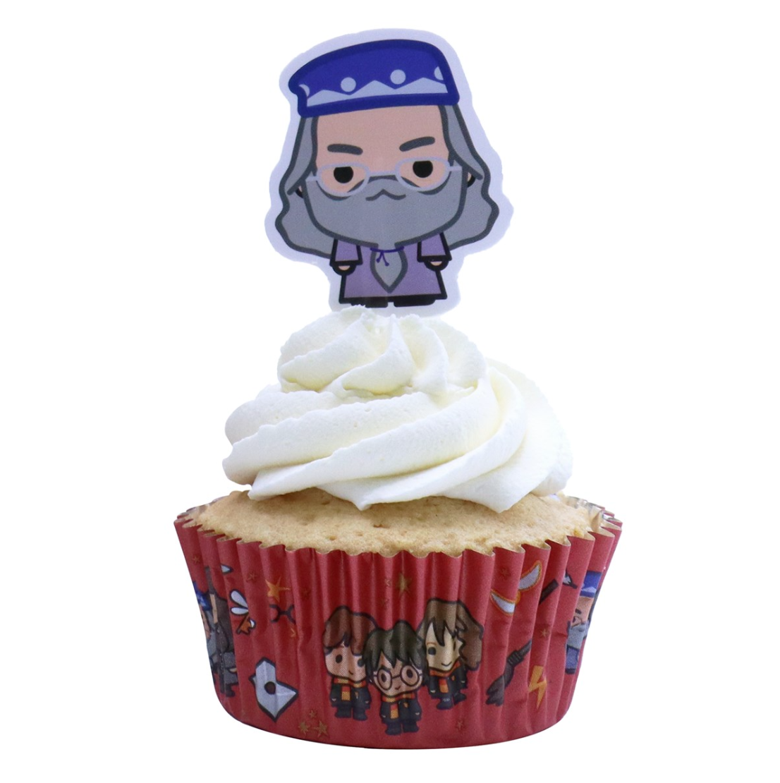 Harry Potter Cupcake Topper und Backförmchen - 12teilig