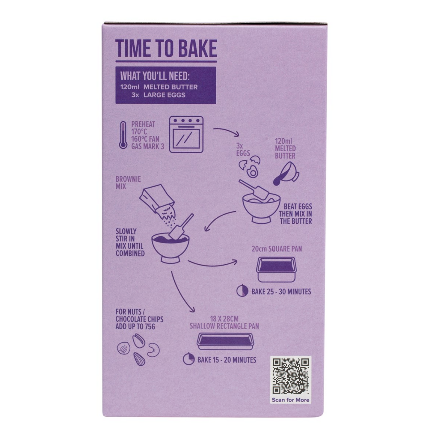 PME Backmischung - Schokoladen Brownie - 500g