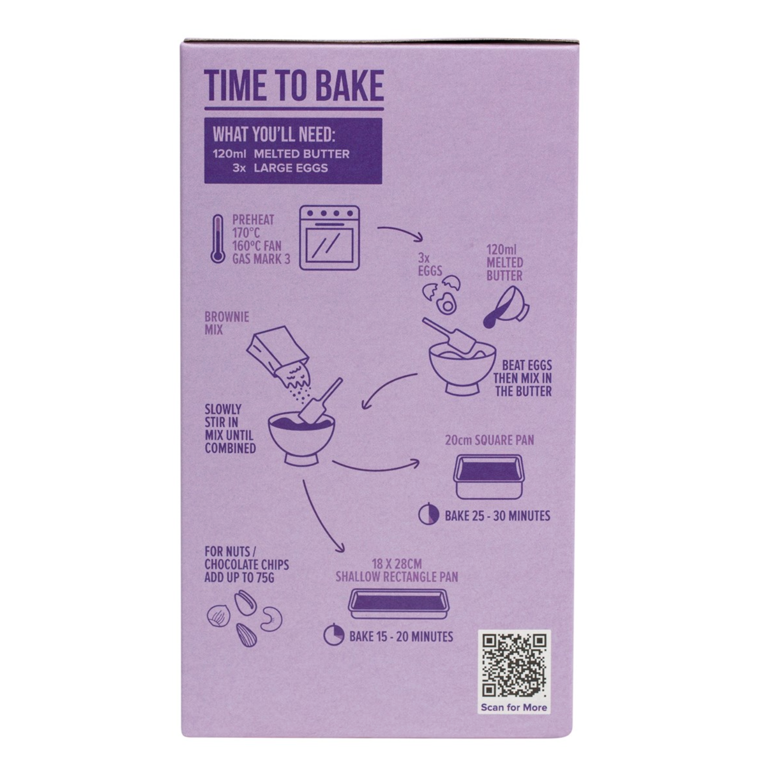 PME Backmischung - Schokoladen Brownie - 500g