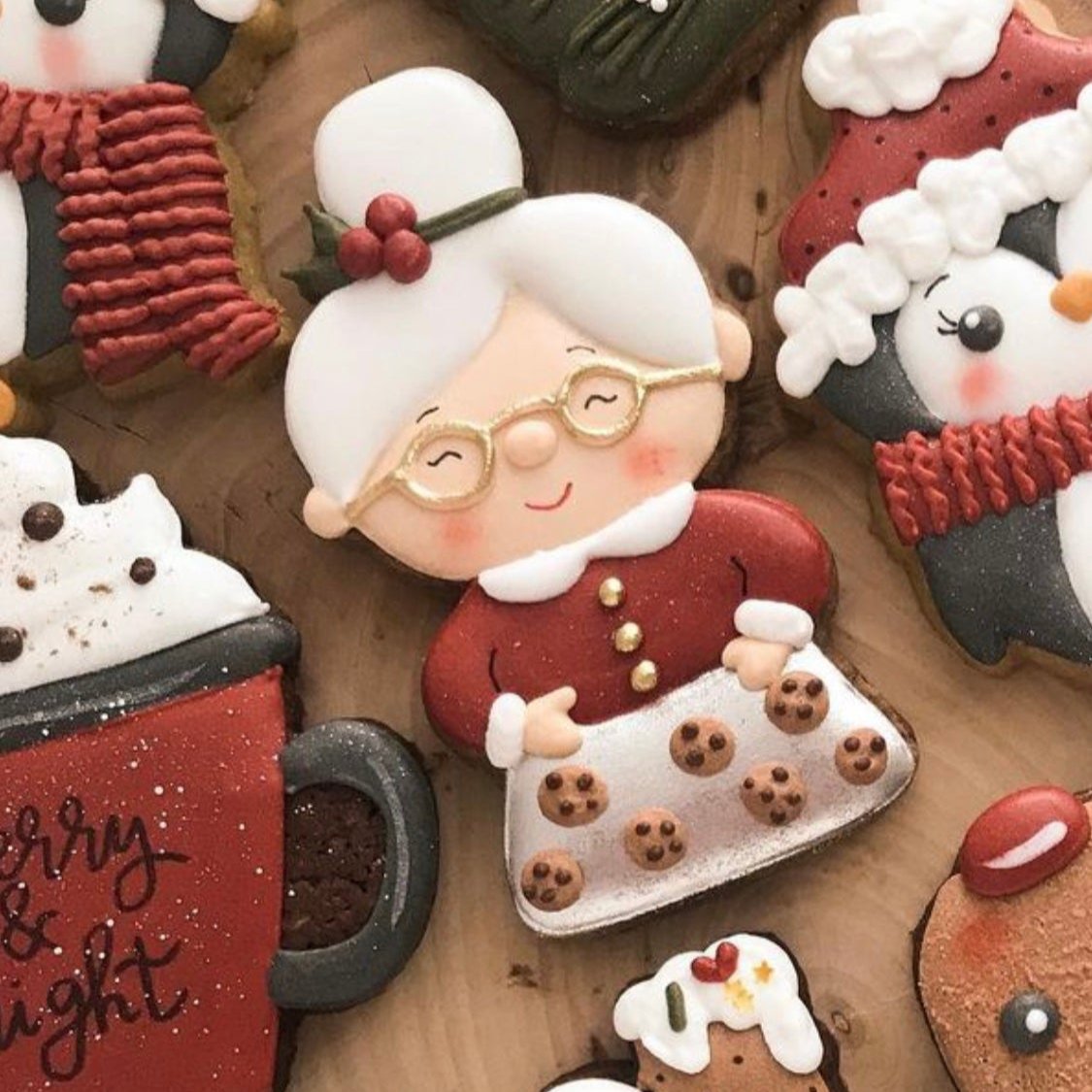 Ausstechform Mrs Santa