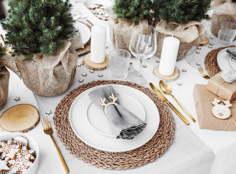 Serviettenring aus Holz - Rentier