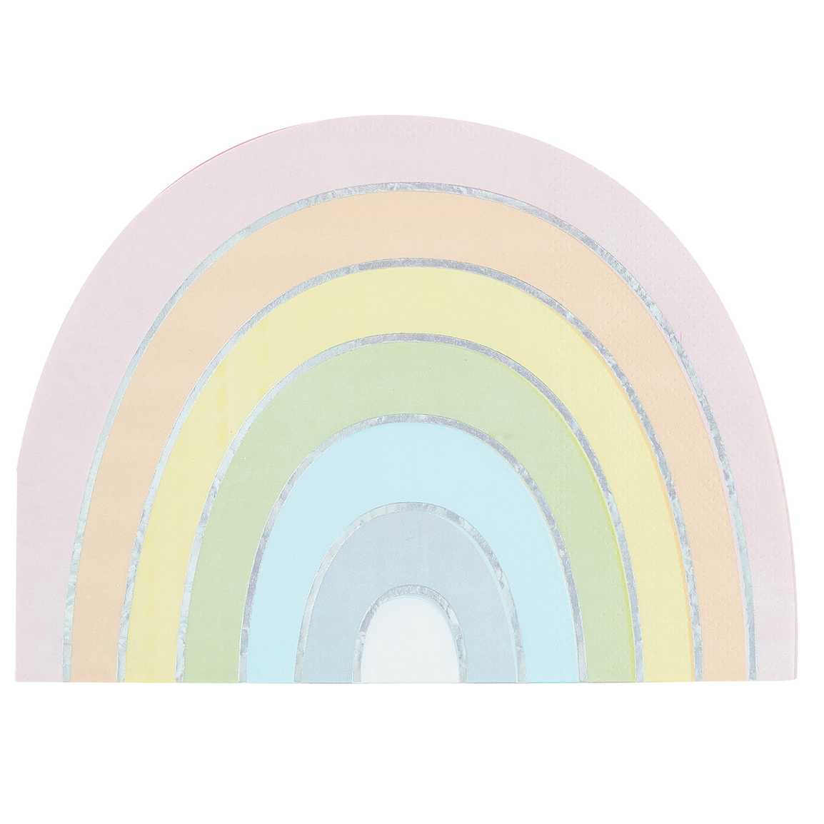 Serviette - Regenbogen
