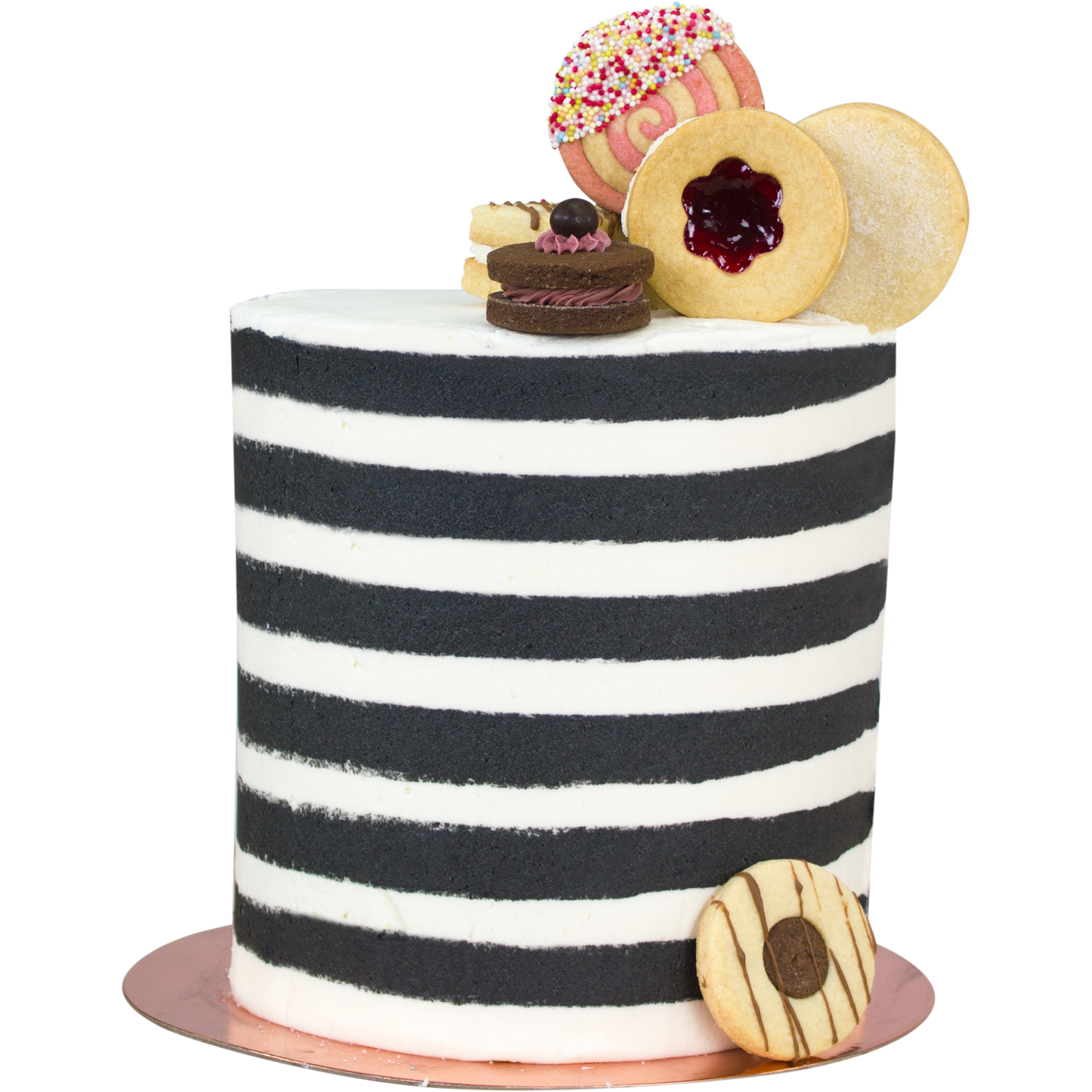 PME Acryl Tortenschaber - Streifen