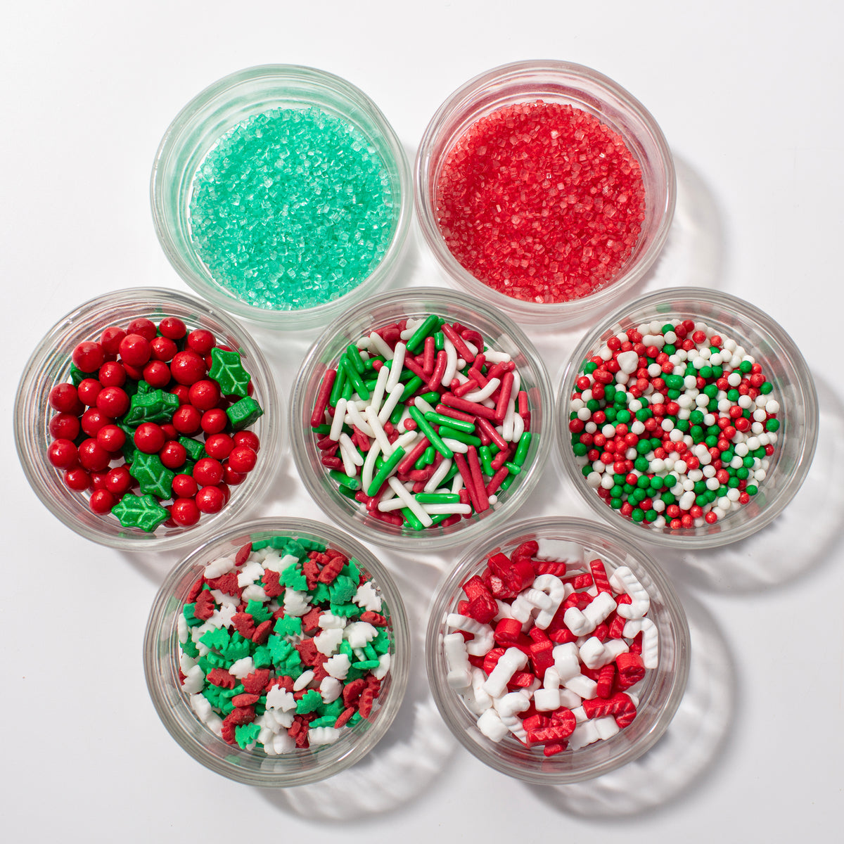 PME Zuckerstreusel - Weihnachten - 7er Pack - Klassisch