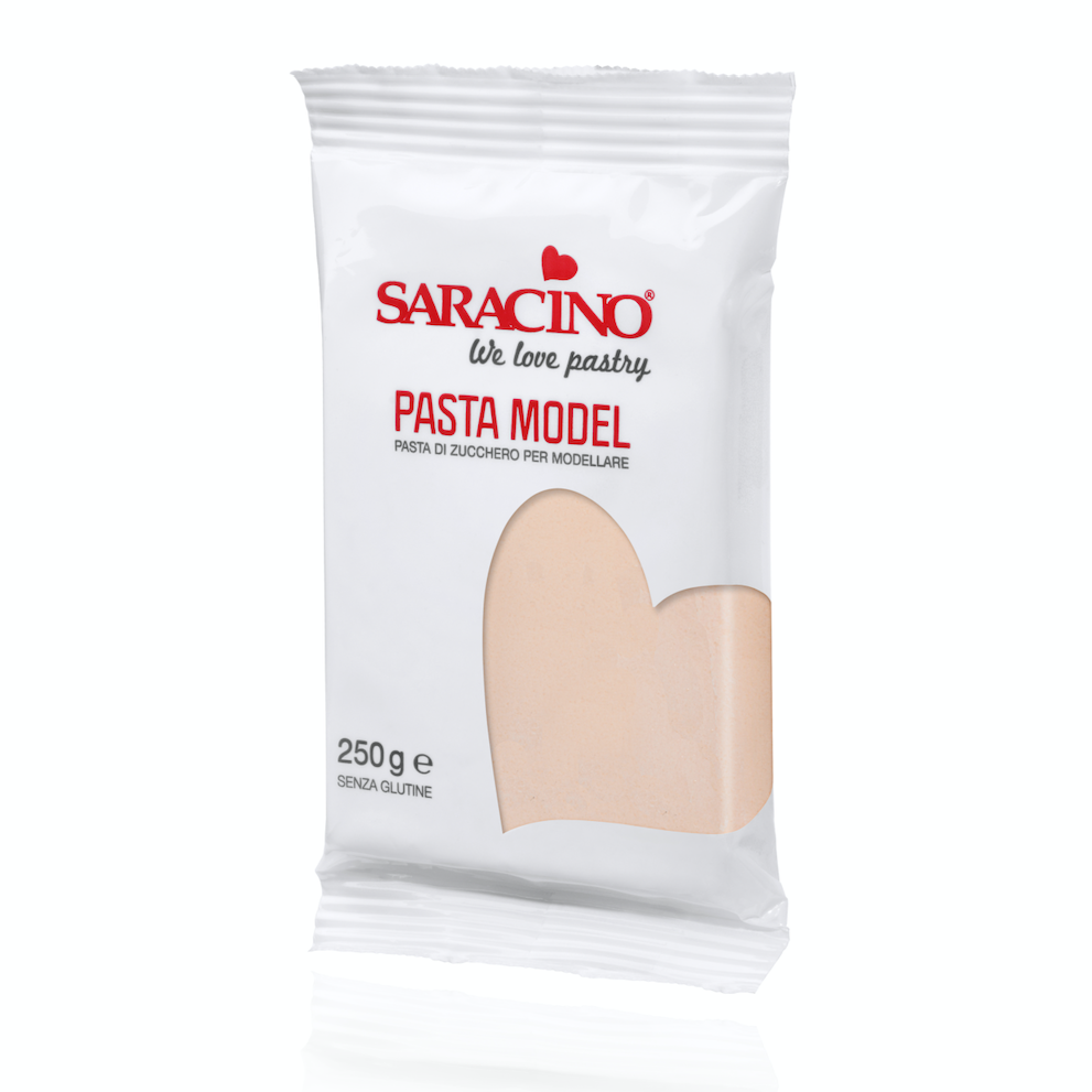 Saracino Pasta Model - Modellierfondant - Rosa Beige 250g