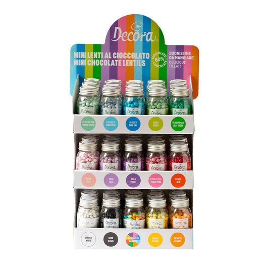 Decora Schokolinsen in verschiedenen Farben