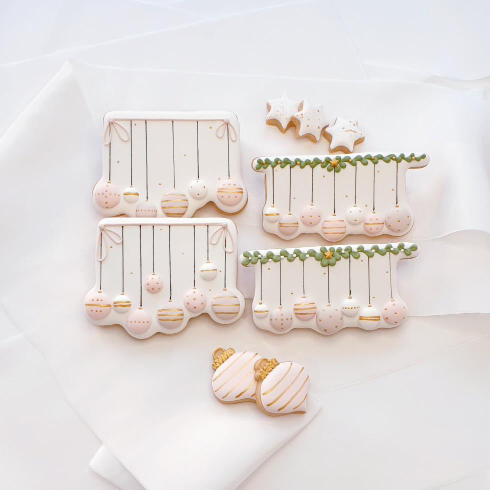 Ausstechform Weihnachtskugeln Girlande