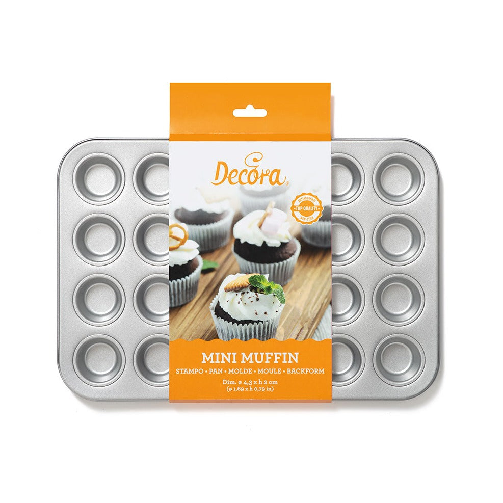 Decora Backform für 24 Mini Muffin