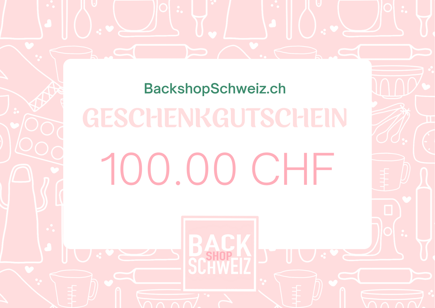 BackshopSchweiz - Geschenkgutscheine