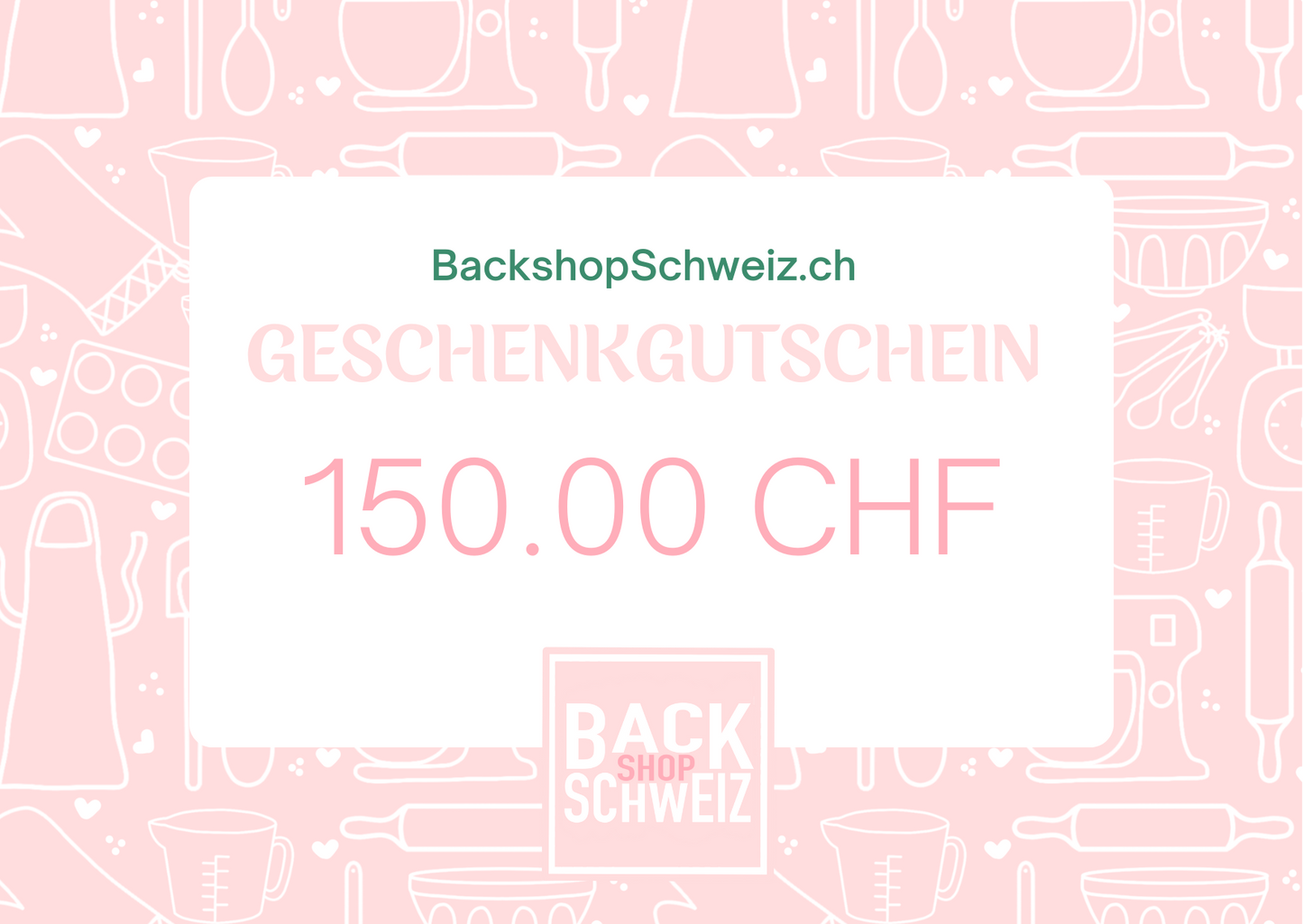 BackshopSchweiz - Geschenkgutscheine